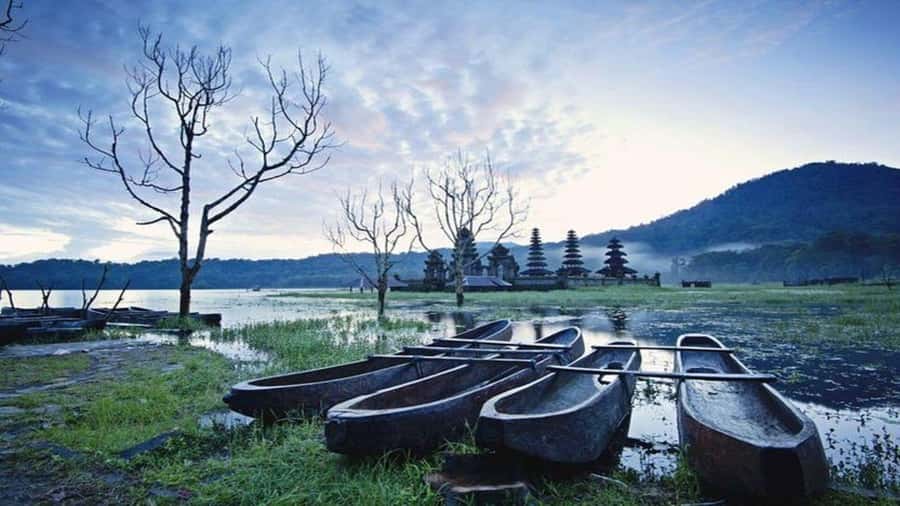 Munduk: Twin Lakes Jungle Hike with Lake Canoe and Waterfall - Lunch at a local family place: the Bali food payoff