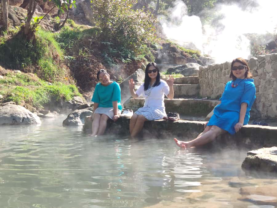 Private: Kawah Putih,Volcano,HotSpring,Mud Bathing,Lake Tour - Glamping Lakeside and a Ship-Shaped Lunch Break