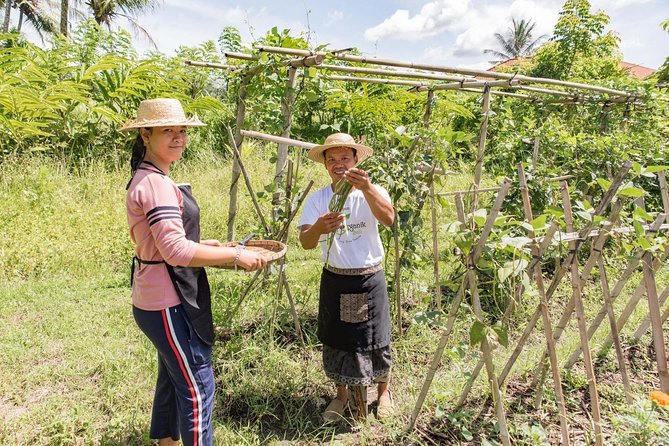 Small-Group Farm Tour & Balinese Cooking Class in Ubud with Kadek - Inside the outdoor community kitchen, where you actually cook (not just watch)