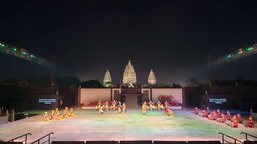 Sunset at Prambanan & Including Ticket Ramayana Ballet Show - Ramayana Ballet Prambanan: story, stage, and how outdoor plans can change