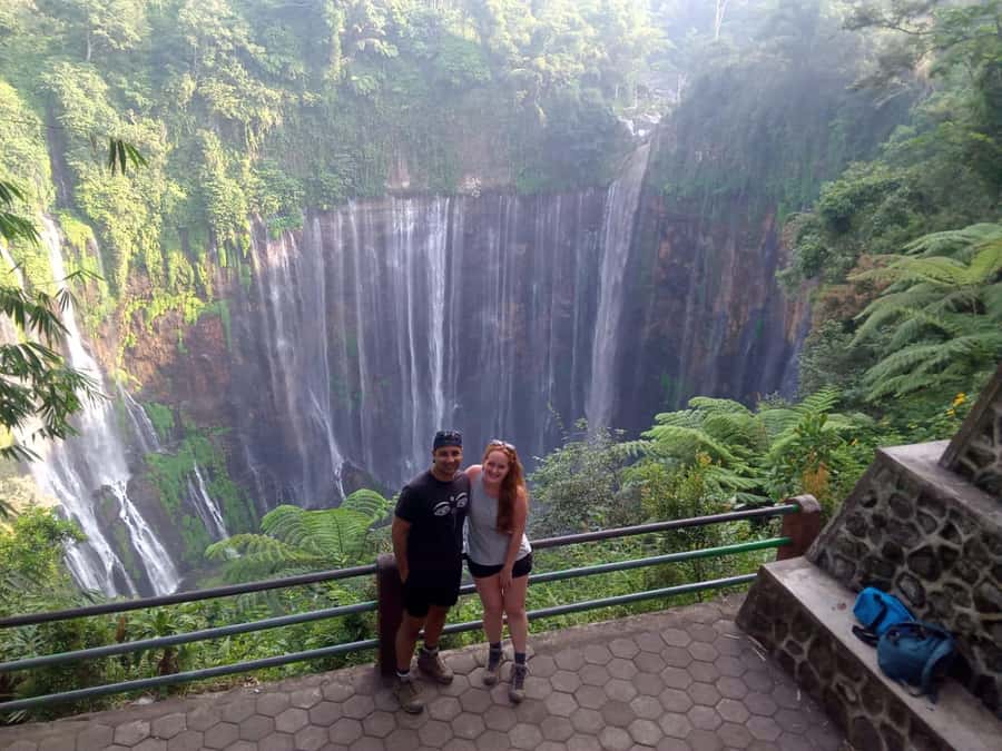 Surabaya or Malang Tumpak Sewu Bromo 2D1N Shared Guided Tour - How the descent works, and how to pace yourself