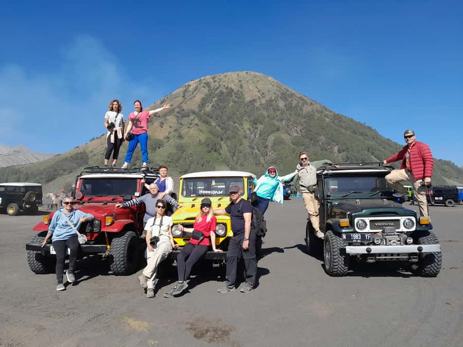 Surabaya or Malang Tumpak Sewu Bromo 2D1N Shared Guided Tour - Mount Bromo sunrise: jeep ride, observation deck timing, sea of sand views
