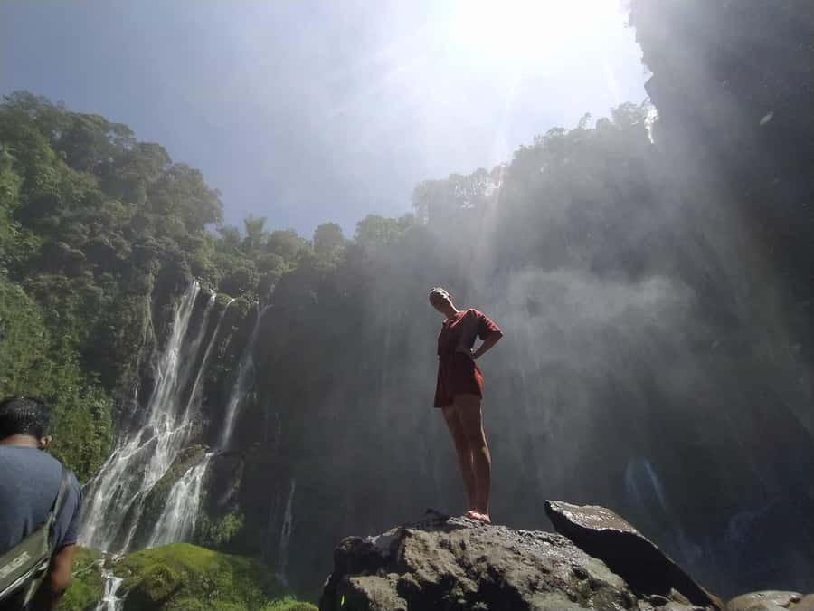 Surabaya or Malang: Tumpak Sewu Bromo & Ijen 3-Day Trip - Tumpak Sewu waterfall: expect wet clothing, uneven footing, and great photos