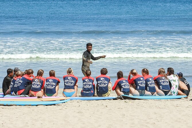 Surfing Course - Beginner with Hotel Pick Up - What you get included: gear, rash guard, safety items, and comfort upgrades