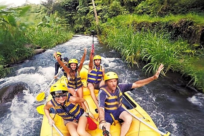Telaga Waja River Rafting Bali & Zipline (Less Stairs) - On the River: Grade II to III Rapids and the Optional Dam Descent
