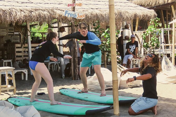 The funniest private 2 hour surf lesson, Canggu - Possible drawbacks, so you don’t get surprised