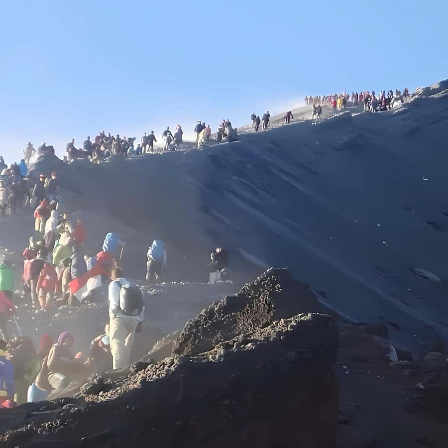 trekking mount rinjani summit join in group tour - Sunset at Lake Segara Anak: why the crater rim night is the real experience