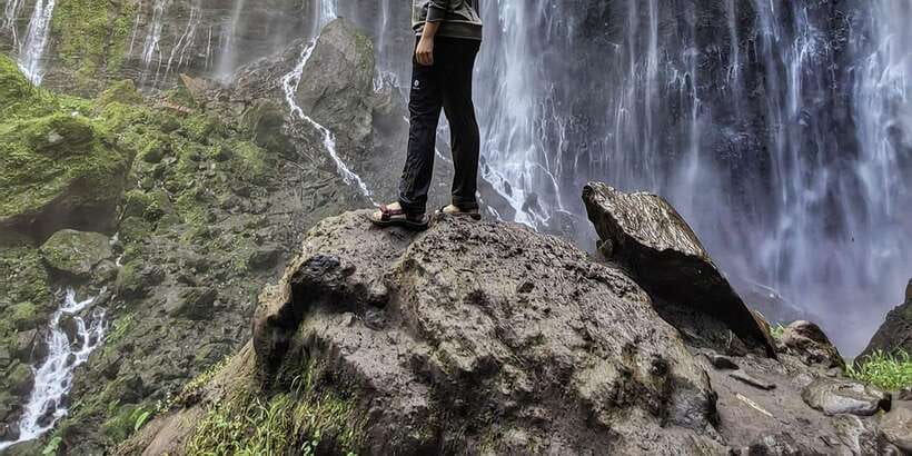 Tumpak Sewu Waterfall Join In Trip from Malang City - Why Tumpak Sewu looks different from a normal waterfall