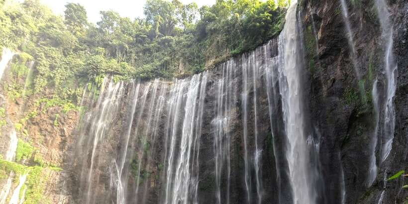 Tumpak Sewu Waterfall Join In Trip from Malang City - Entering the waterfall zone, then working your way to the panoramic views