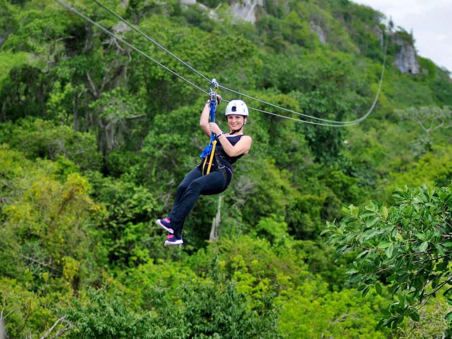 Ubud: ATV Quad Bike & Zip-Line Adventure with Meal - Zip-Line over Tegalalang, a real aerial view instead of a quick swing