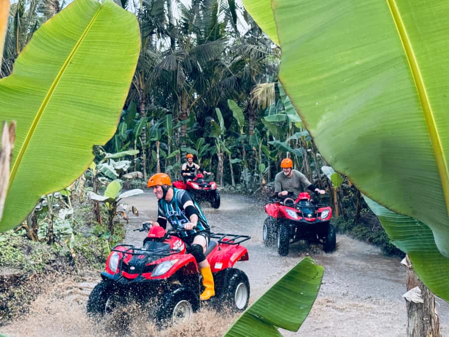 Ubud: ATV Quad Bike & Zip-Line Adventure with Meal - Safety setup and gear, plus shower and lockers so you do not go home miserable