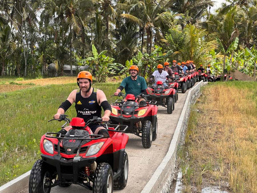 Ubud: ATV Quad Bike & Zip-Line Adventure with Meal - Tandem ATV rules and what they mean if you are traveling as a group