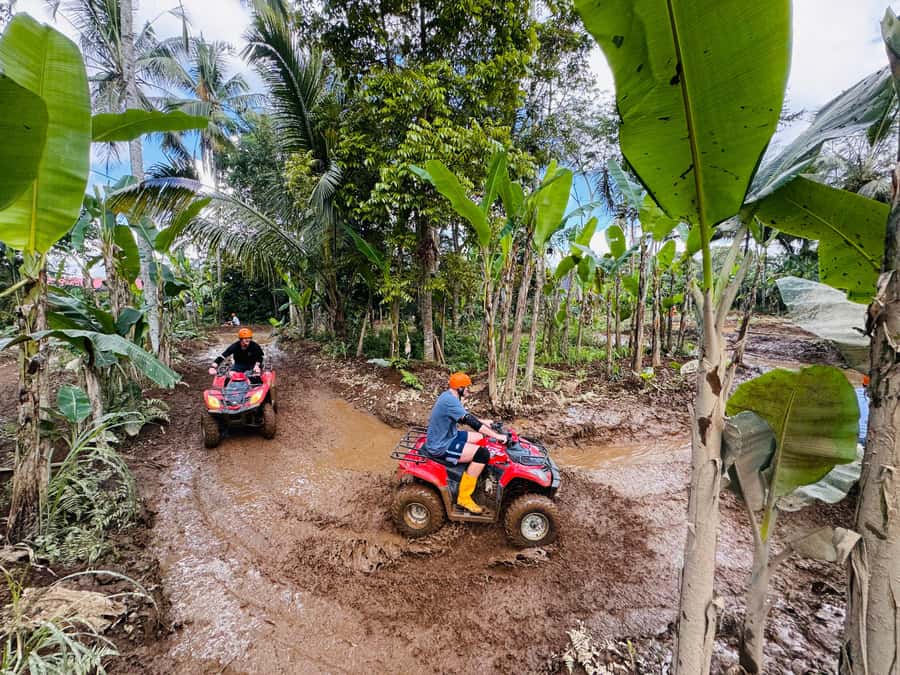 Ubud: ATV Quad Biking, Temple & Tibumana Waterfall Tour - Gorilla ATV quad biking in Ubud: what the ride is really like