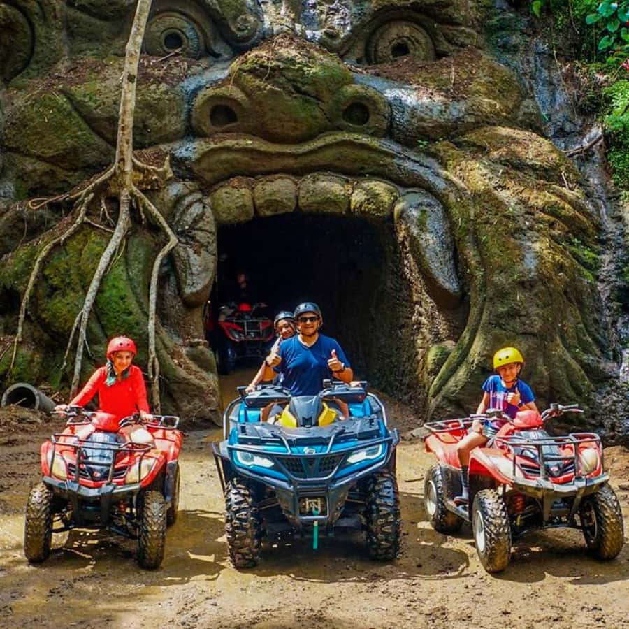 Ubud Bali ATV Alasan Adventure Gorila Cave & Cretya Pool Bar - ATV Ubud Jungle, River, and Mud: What this ride really feels like