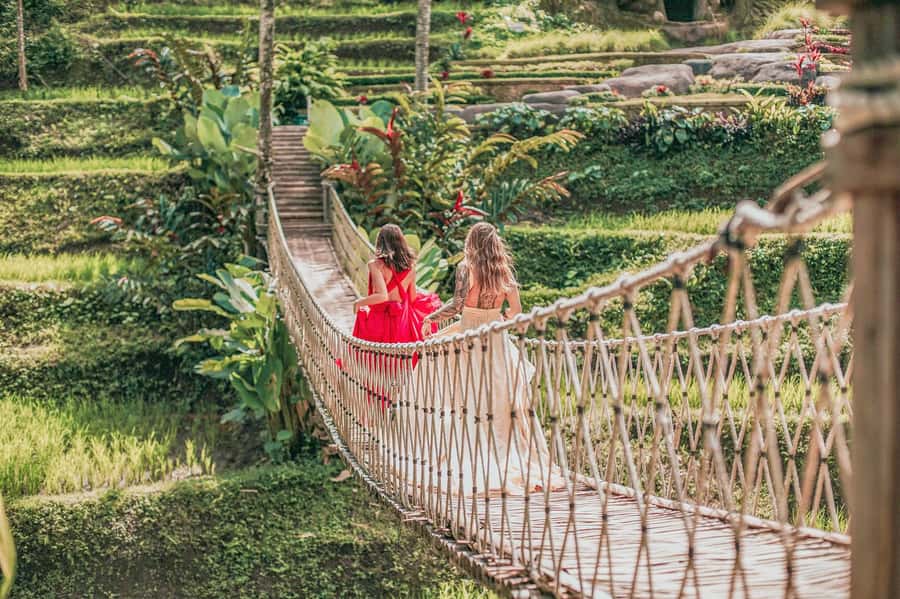 Ubud: Cretya Infinity Pool, Hidden Waterfall & Water Temple - MAS Village Ubud for arts and crafts, plus the low-pressure souvenir stop