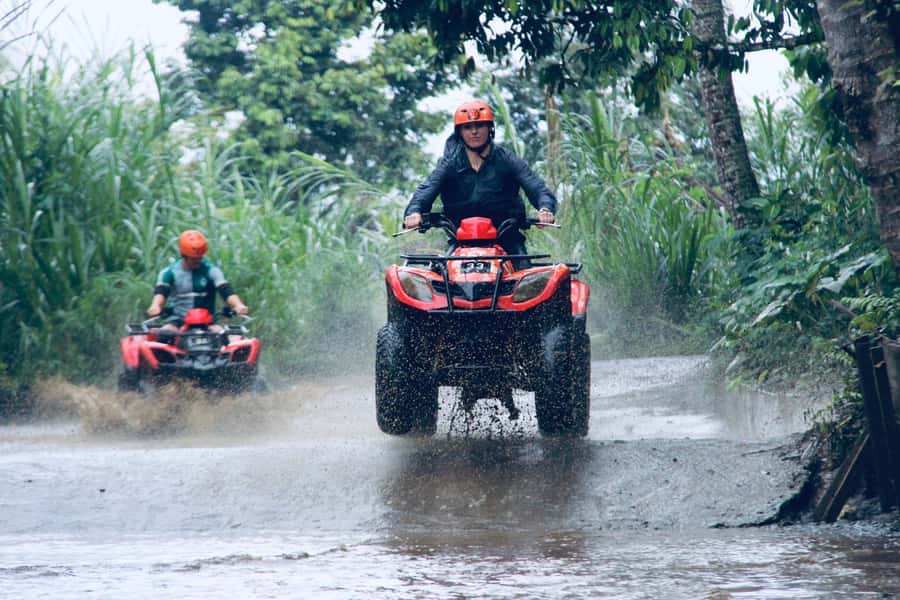 Ubud: Gorilla Face ATV Quad Bike Adventure with Lunch - Rice fields, bamboo forest, Ubud Village, and the Gorilla Face cave stop
