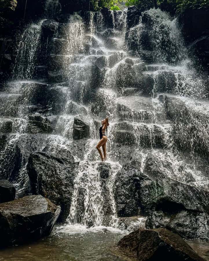 Ubud: Kanto Lampo Waterfalls, Jungle Swing, Rice Terrace - Uma Anyar Waterfall: A Calm Start and Time to Actually Enjoy the Falls