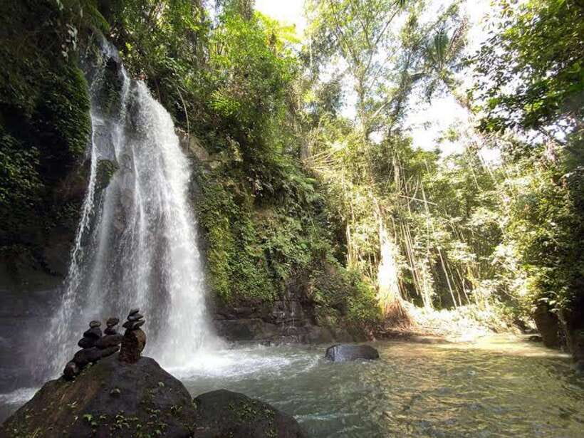 Ubud: Monkey Forest, Temple, Rice Terraces, Hidden Waterfall - Ulu Petanu Waterfall: fewer stairs, more relaxation, and a chance to swim