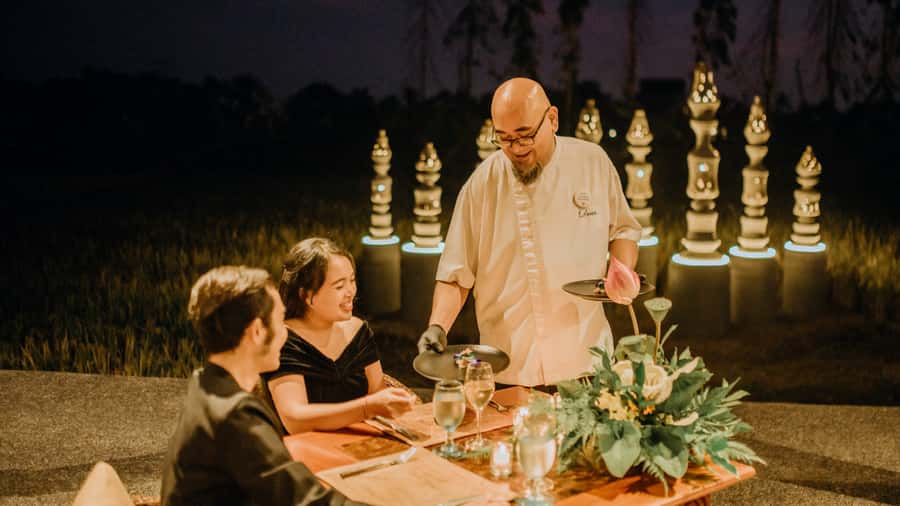 Ubud: Omakase at The Tempayan - Entering The Tempayan, a wantilan-like setting in Ubud