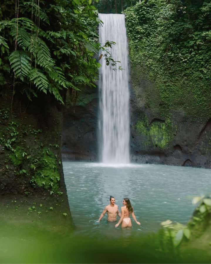Ubud: Private Scenic Waterfalls and Rice Terraces Tour - Tibumana Waterfall: Swimming and Photo Time in a More Chill Setting