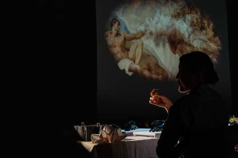 Ubud: Seven Paintings Immersive Fine Dining Show - Acts 4 to 6: Pollock’s greens, then Warhol and Dali’s soufflé energy
