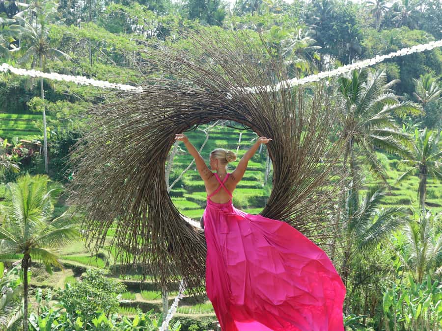 Ubud: Sky Bike Adventure, Swing & Rice Terrace with Transfer - Sky Bike: the suspended ride over the rice fields