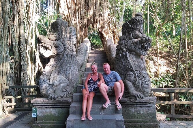 Ubud Tour - Ubud Highlight - Private Tour All inclusive - First stop: Tegenungan Waterfall, 15 meters of jungle views