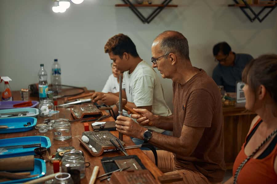 Ubud Town Center Silver Class - Silver Jewelry Making Class - Quick hits you will care about