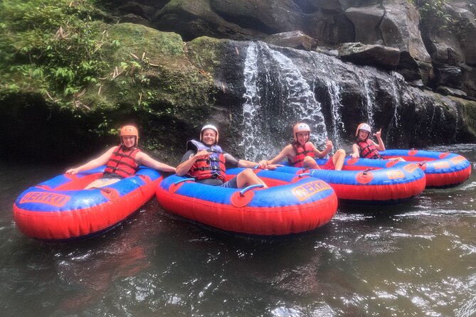 Ubud Tubing Adventure Holy Spring Temple Private Guided Tour - Stop 1: Gekko Tubing Bali on the Petanu River (What the Ride Is Like)