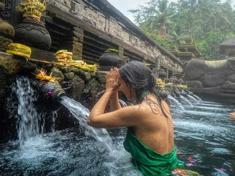 Ubud: Waterfalls, Temple, and Rice Terrace Private Day Tour - Tibumana Waterfall: quieter scenery and a slower feel