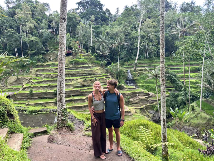 Ubud: Waterfalls, Water Temple & Rice Terraces Private Tour - Tibumana and Kanto Lampo: swimming at a calm pool versus the classic cascading look