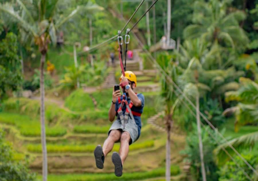 Ubud: Zip-line Adventure, River Rafting & Rice Terraces Tour - Gear, clothing, and what to pack for a wet and sunny mix