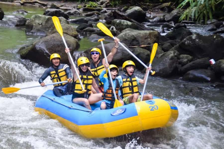 Ubud: Zip-line Adventure, River Rafting & Rice Terraces Tour - Ayung River rafting: fun rapids, real gear, and a wet day you can handle