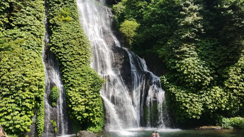 Ulun Danu Beratan Temple, Jatiluwih, Banyumala waterfall - Banyumala Waterfall: Swimming in Clear Water and Getting Your Timing Right